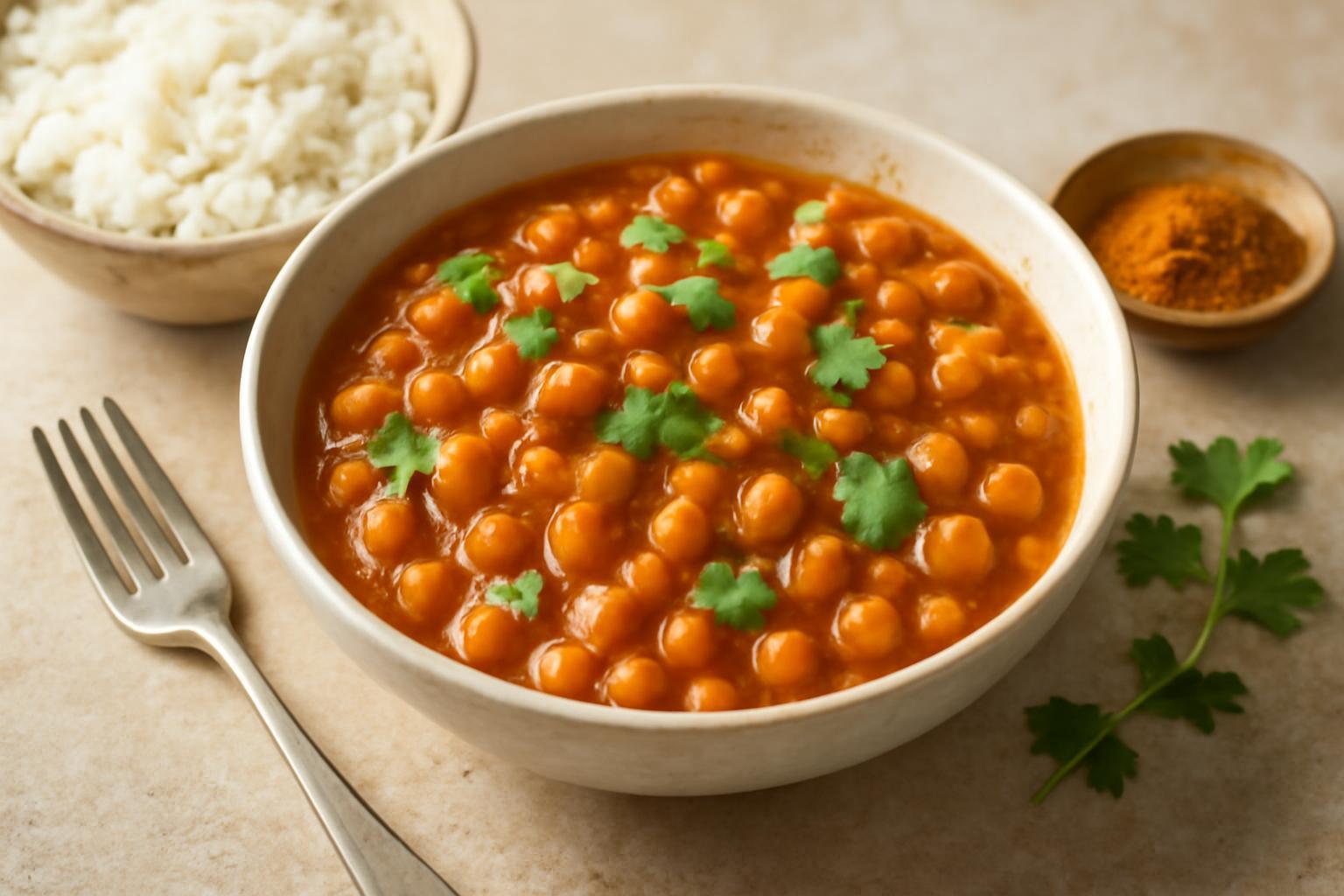 Mennyibe kerül egy csicseriborsó curry 2 főre?