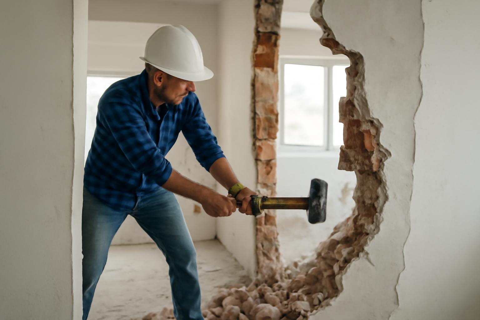 Mennyibe kerül a falbontás? Engedélyek és költségek